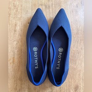 Rothy’s “The Point” size 9 in Maritime Navy (discontinued color)